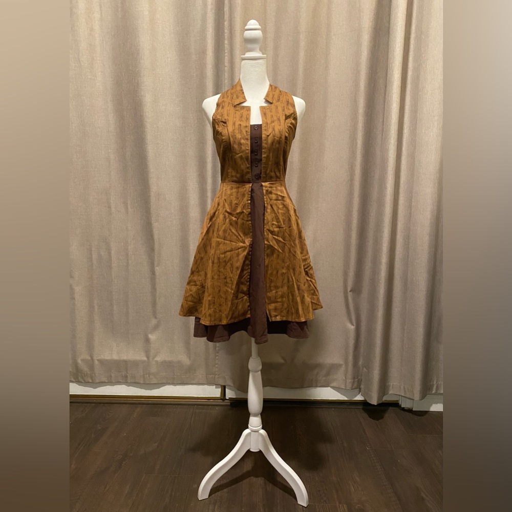 Hot Topic Doctor Who brown regeneration screwdriver dress